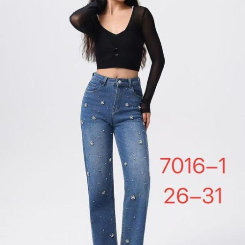 Джинсы NewJeans (26-31) 7016-1 l.blue (деми) NewJeans 7016-1 l.blue