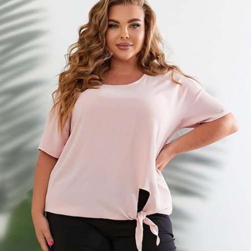 Блузка BAT (50-60) BT235 pink (лето) BAT BT235 pink