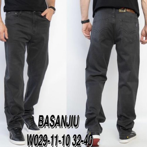 Джинсы Basanjiu (32-40) 029-11-10 grey (деми) Basanjiu 029-11-10 grey