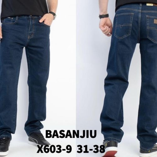 Джинсы Basanjiu (31-38) 603-9 navy (деми) Basanjiu 603-9 navy