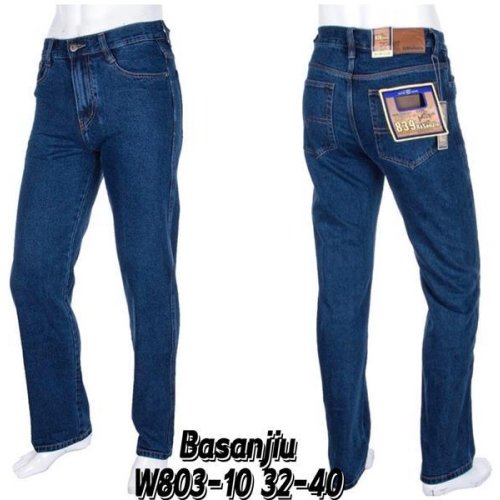 Джинсы Basanjiu (32-40) W803-10 navy (деми) Basanjiu W803-10 navy