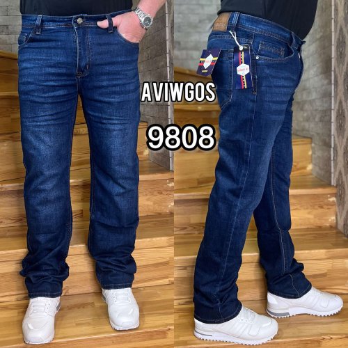 Джинсы God Baron (32-36) 9808 blue (деми) God Baron 9808 blue