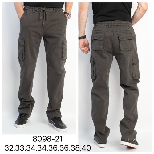 Джинсы God Baron (32-40) 8098-21 khaki (деми) God Baron 8098-21 khaki