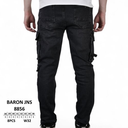 Джинсы God Baron (28-36) 8856 black (деми) God Baron 8856 black