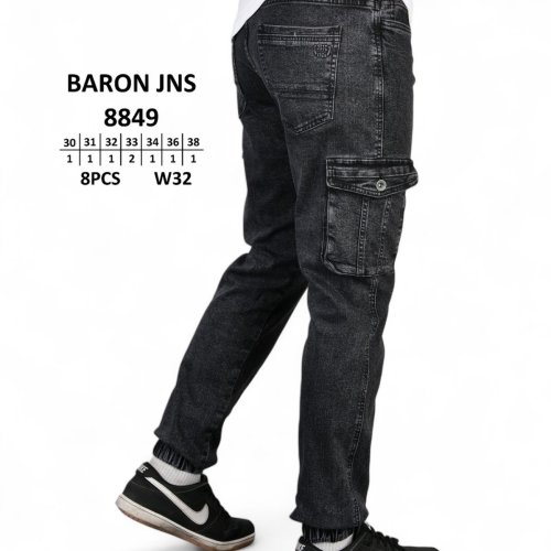 Джоггеры God Baron (30-38) 8849 black (деми) God Baron 8849 black