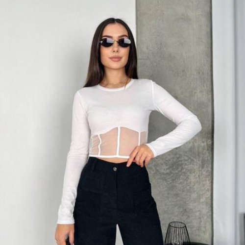 Топ Arina (42-46) 1448 white (деми) Arina 1448 white