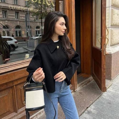 Пиджак Arina (42-52) 1528 black (деми) Arina 1528 black