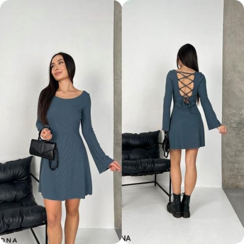 Платье Arina (42-48) 3057 d.grey (деми) Arina 3057 d.grey