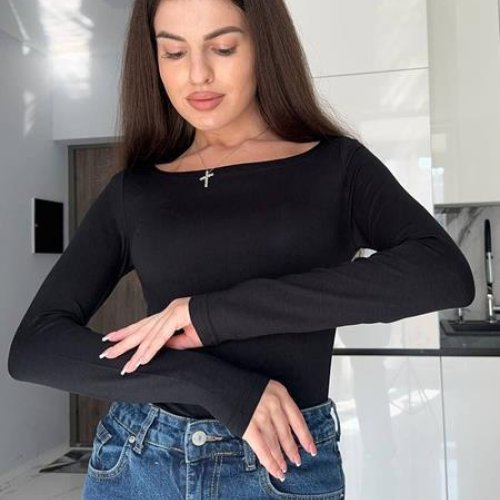 Свитер Arina (42-48) 4165 black (деми) Arina 4165 black