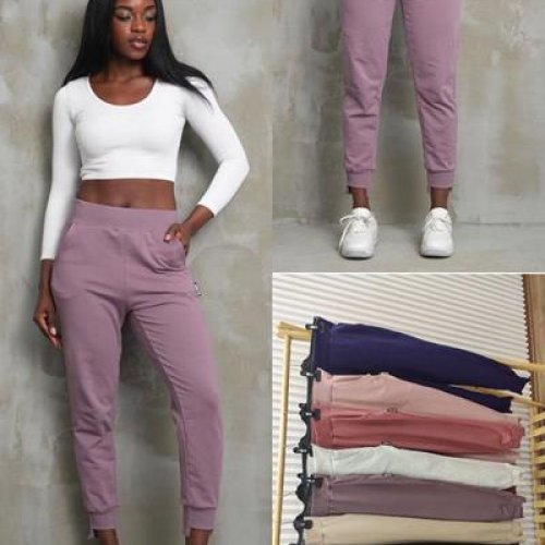 Штаны спорт MMC clothes (42-48) 10305 beige (деми) MMC clothes 10305 beige