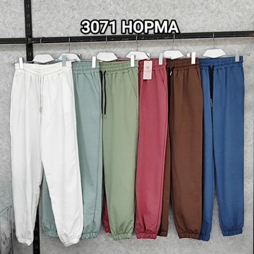 Штаны спорт MMC clothes (44-50) 3071 white (деми) MMC clothes 3071 white