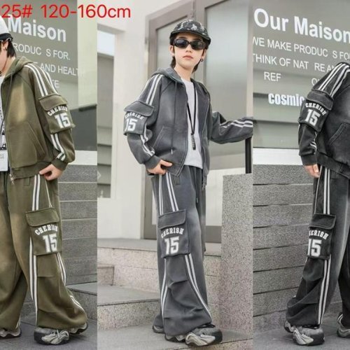 Костюм спорт Delfinka (120-160) 011Q25 khaki (деми) Delfinka 011Q25 khaki