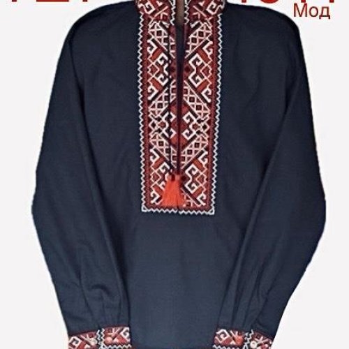 Вышиванка Надийка (6-12) 1544 navy (деми) Надийка 1544 navy