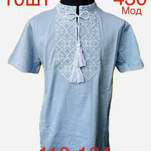 Вышиванка Надийка (110-164) 430 l.blue (лето) Надийка 430 l.blue