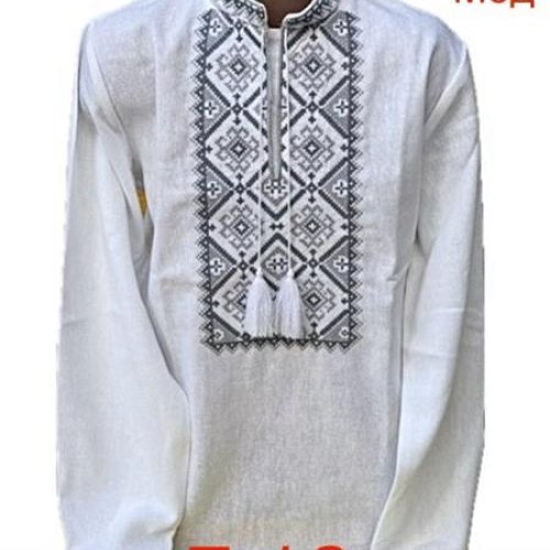 Вышиванка Надийка (7-12) 906 white (деми) Надийка 906 white