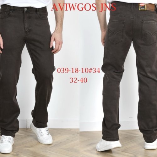 Джинсы God Baron (32-40) 039-18-10 brown (деми) God Baron 039-18-10 brown