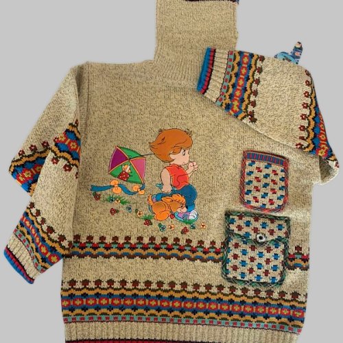 Свитер Denis sport (6-14) AS1100 d.beige (зима) Denis sport AS1100 d.beige