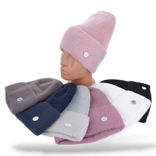 Шапка КОРОЛЕВА (one size) 9-27 mix (зима) КОРОЛЕВА 9-27 mix