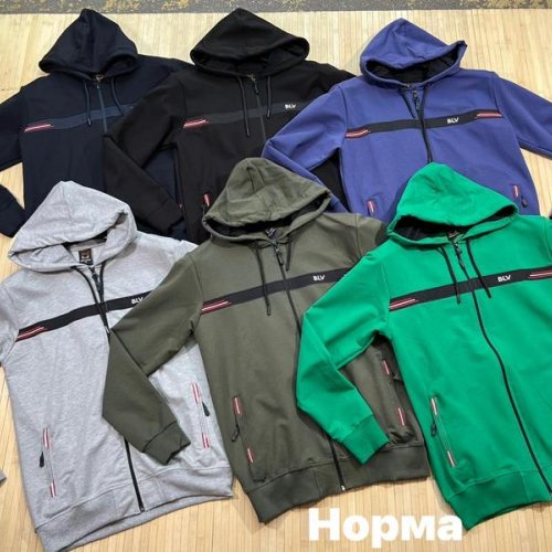 Кофта спорт Navas (M-2XL) NV506 green (деми) Navas NV506 green