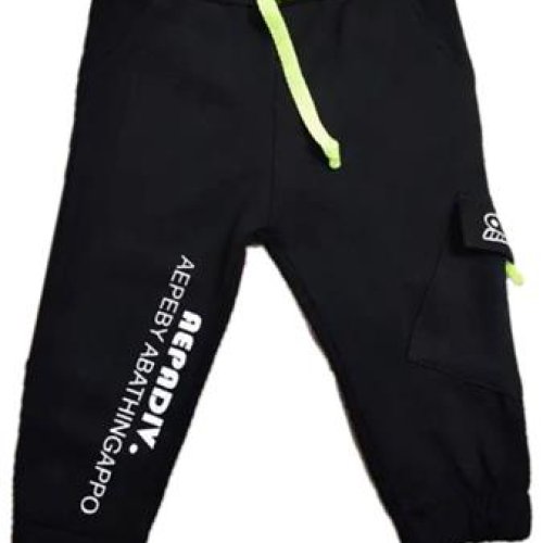 Штаны спорт Malibu2 (1-4) 008 black (деми) Malibu2 008 black