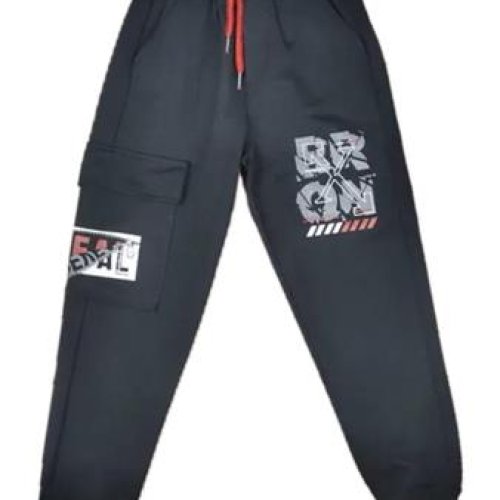 Штаны спорт Malibu2 (9-12) 5083 black (деми) Malibu2 5083 black