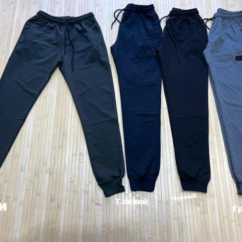 Штаны спорт Navas (XL-3XL) NV727 grey (деми) Navas NV727 grey