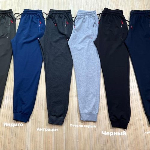 Штаны спорт Navas (3XL-6XL) NV744 blue (деми) Navas NV744 blue