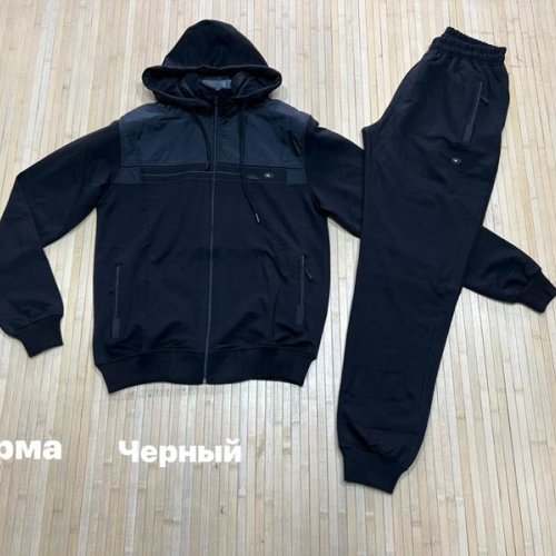 Костюм спорт Navas (M-2XL) NV755 black (деми) Navas NV755 black