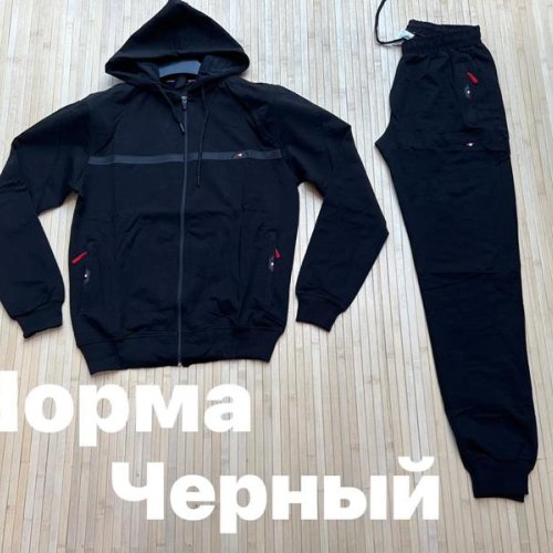 Костюм спорт Navas (M-2XL) NV772 black (деми) Navas NV772 black