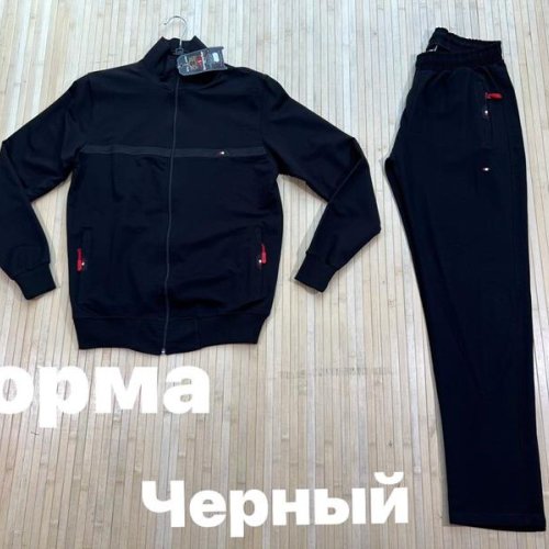 Костюм спорт Navas (M-2XL) NV780 black (деми) Navas NV780 black