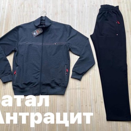 Костюм спорт Navas (3XL-6XL) NV802 grey (деми) Navas NV802 grey