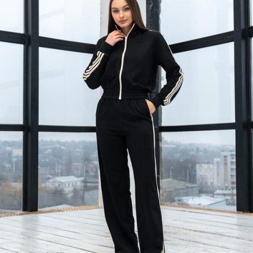 Костюм спорт AZNA (XS-L) Д101 black (деми) AZNA Д101 black