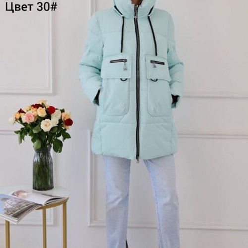 Куртка DKNSEL (42-50) 7818-30 l.blue (зима) DKNSEL 7818-30 l.blue