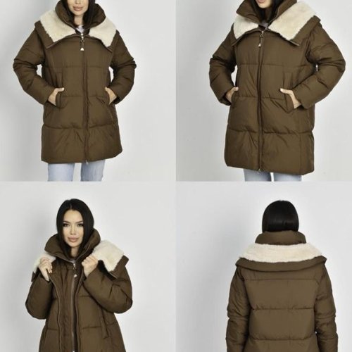 Куртка DKNSEL (42-50) S24498-34KL brown (зима) DKNSEL S24498-34KL brown