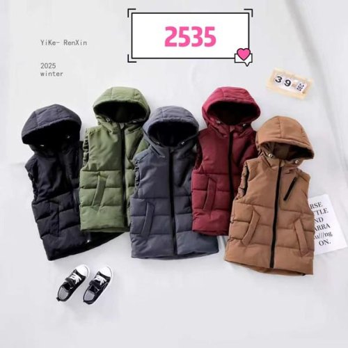 Жилетка Farbique (120-160) 2535 khaki (деми) Farbique 2535 khaki