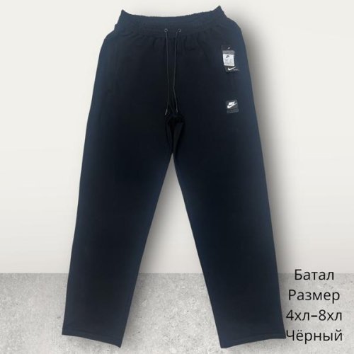 Штаны спорт Hai (4XL-8XL) H368 black (деми) Hai H368 black