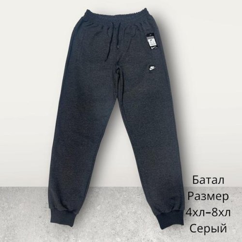 Штаны спорт Hai (4XL-8XL) H369 grey (деми) Hai H369 grey