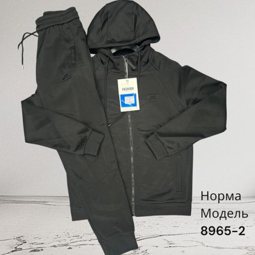 Костюм спорт Hai (M-3XL) 8965-2 black (деми) Hai 8965-2 black