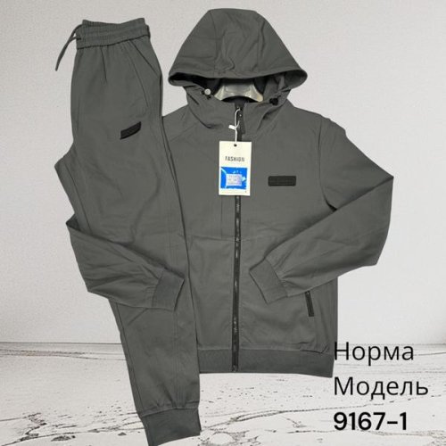 Костюм спорт Hai (M-3XL) 9167-1 d.grey (деми) Hai 9167-1 d.grey
