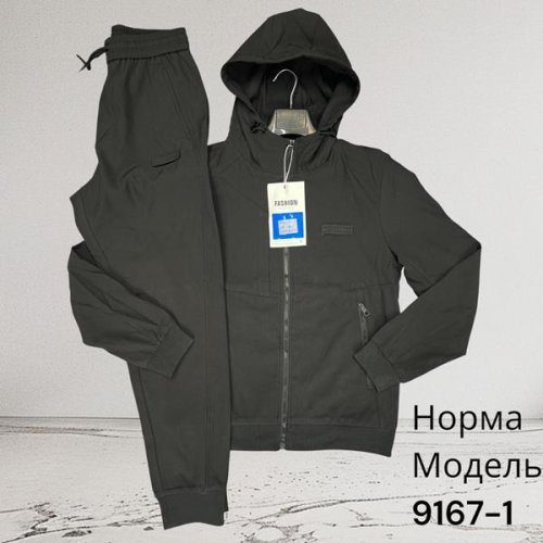 Костюм спорт Hai (M-3XL) 9167-1 black (деми) Hai 9167-1 black