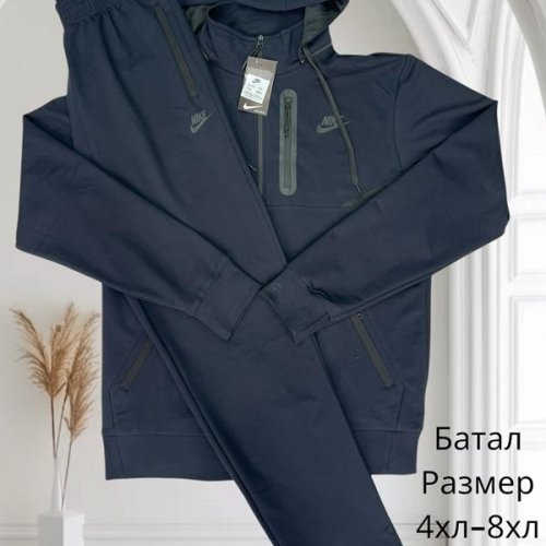 Костюм спорт Hai (4XL-8XL) H407 navy (деми) Hai H407 navy