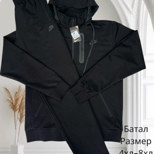 Костюм спорт Hai (4XL-8XL) H409 black (деми) Hai H409 black