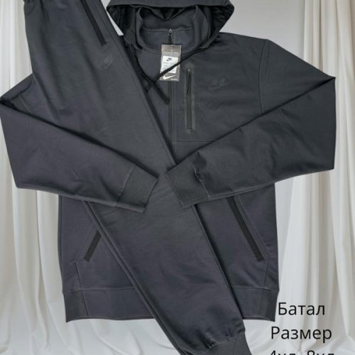 Костюм спорт Hai (4XL-8XL) H410 grey (деми) Hai H410 grey