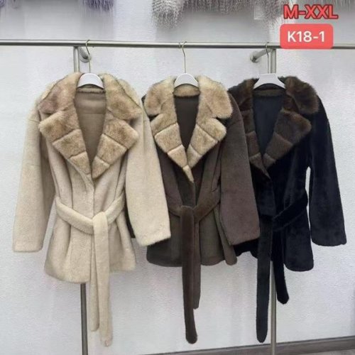 Пальто LiOpt (M-2XL) K18-1 beige (деми) LiOpt K18-1 beige