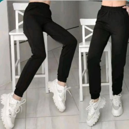 Штаны спорт MSO (XL-4XL) 10023 black (деми) MSO 10023 black