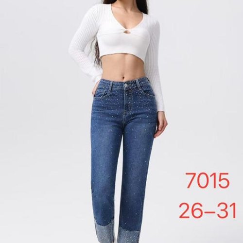 Джинсы NewJeans (26-31) 7015 blue (деми) NewJeans 7015 blue