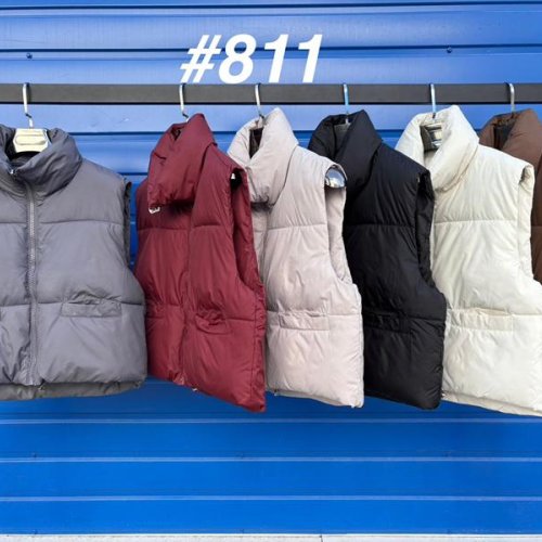 Жилетка Oukali (M-2XL) 811 brown (деми) Oukali 811 brown