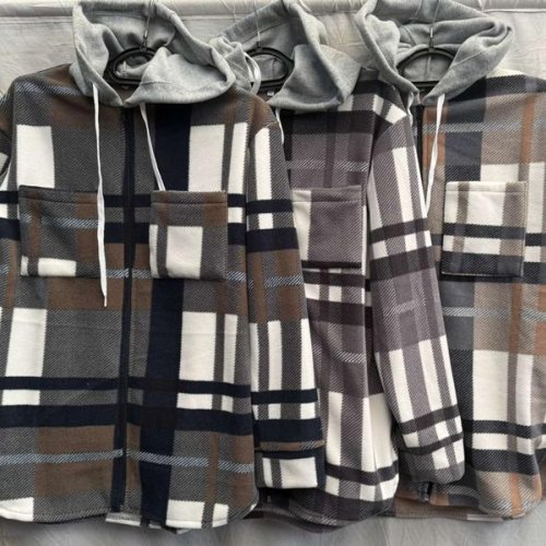 Рубашка Shoptime (44-50) S346 grey (деми) Shoptime S346 grey