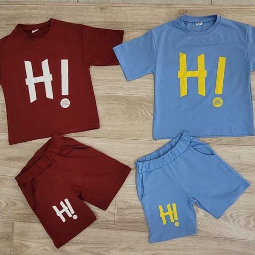 Костюм Miki Maki (9-12) 202410-1 l.blue (лето) Miki Maki 202410-1 l.blue