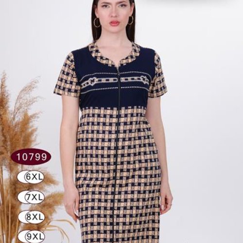 Халат DiColor (6XL-9XL) 10799 beige (лето) DiColor 10799 beige
